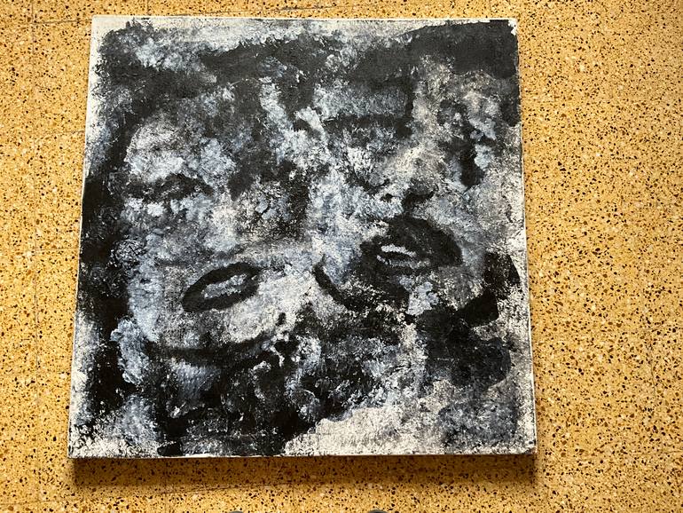 Original Abstract Expressionism People Painting by Gina Lafont