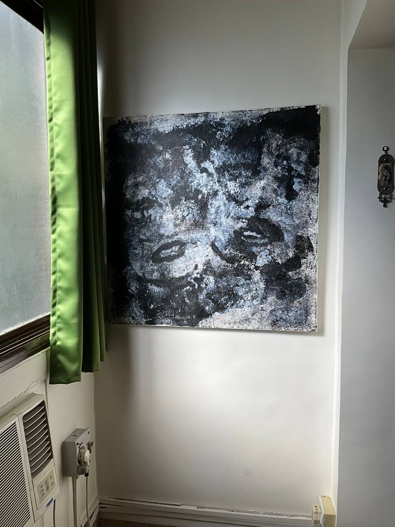 Original Abstract Expressionism People Painting by Gina Lafont