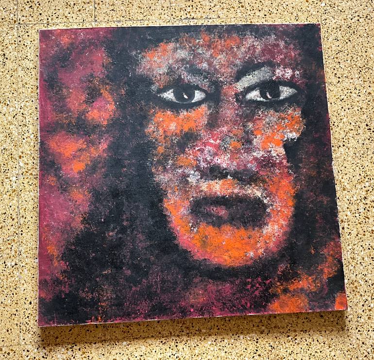 Original Abstract Expressionism People Painting by Gina Lafont