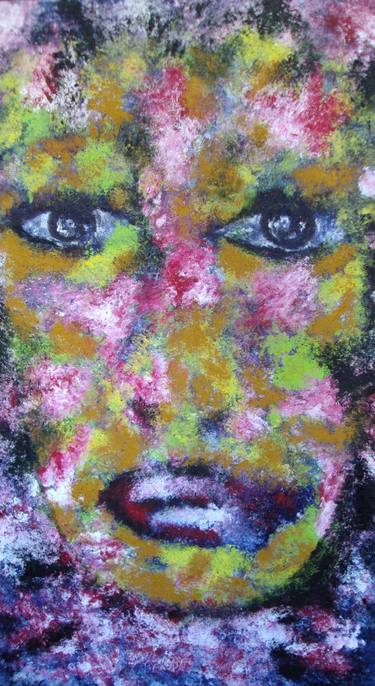 Original Abstract Expressionism Portrait Paintings by Gina Lafont