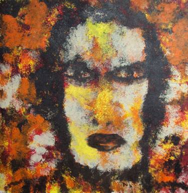 Original Abstract Expressionism Portrait Paintings by Gina Lafont