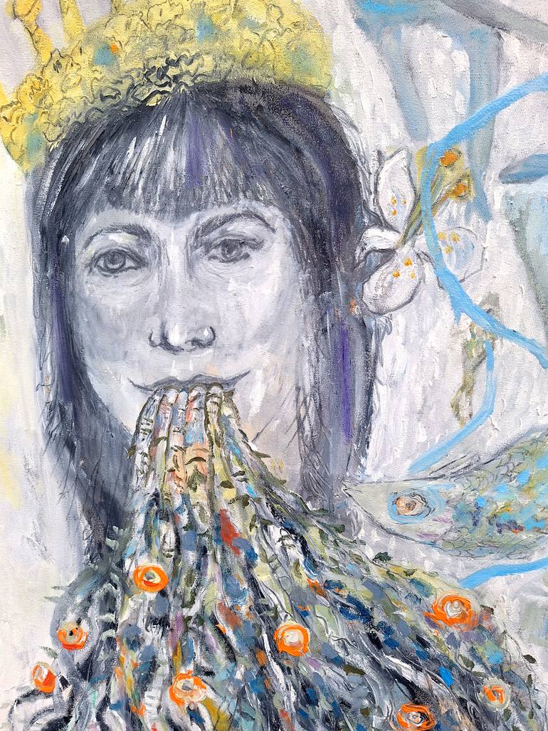 Original Figurative People Painting by Dalma Schwertführer-Dobisz