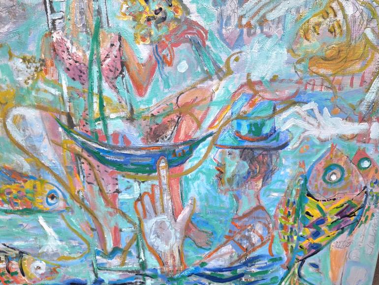 Original Figurative Women Painting by Dalma Schwertführer-Dobisz
