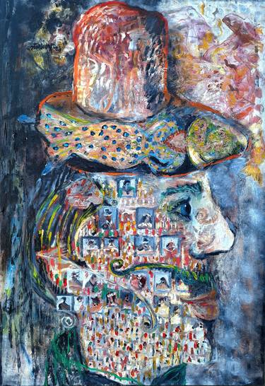 Original Figurative People Painting by Dalma Schwertführer-Dobisz