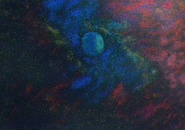 Original Abstract Outer Space Paintings by Nicola Morea