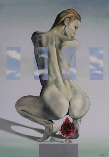 Original Surrealism Erotic Paintings by Nenad Marasovic