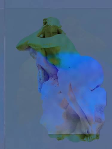 Original Conceptual Love Mixed Media by Jeff Randall Rosenfield