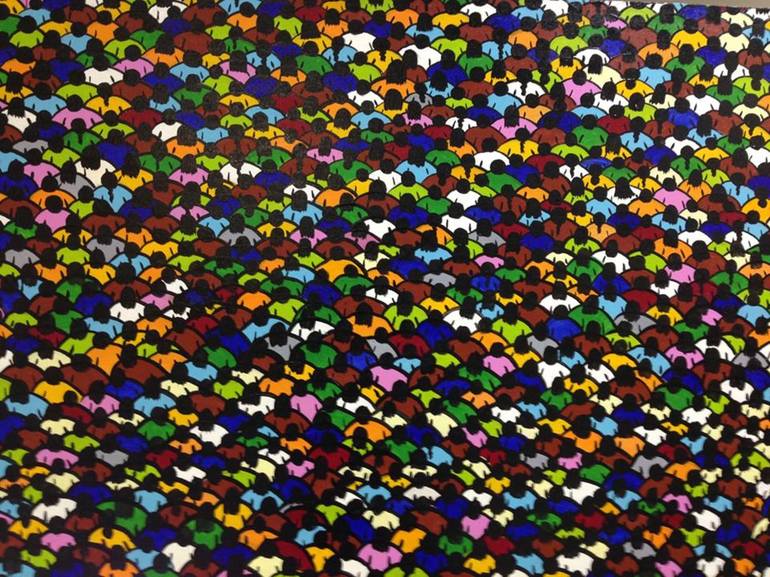Original  Painting by angela gomes  art naif