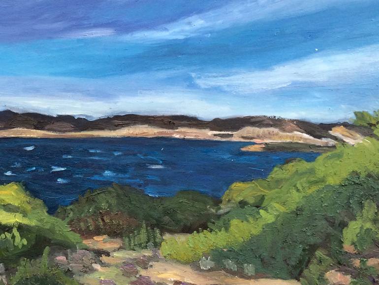 Original Figurative Landscape Painting by Christine Olga Smith