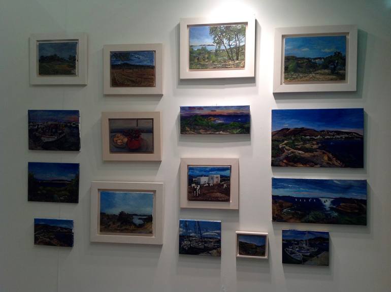 Original Impressionism Landscape Painting by Christine Olga Smith