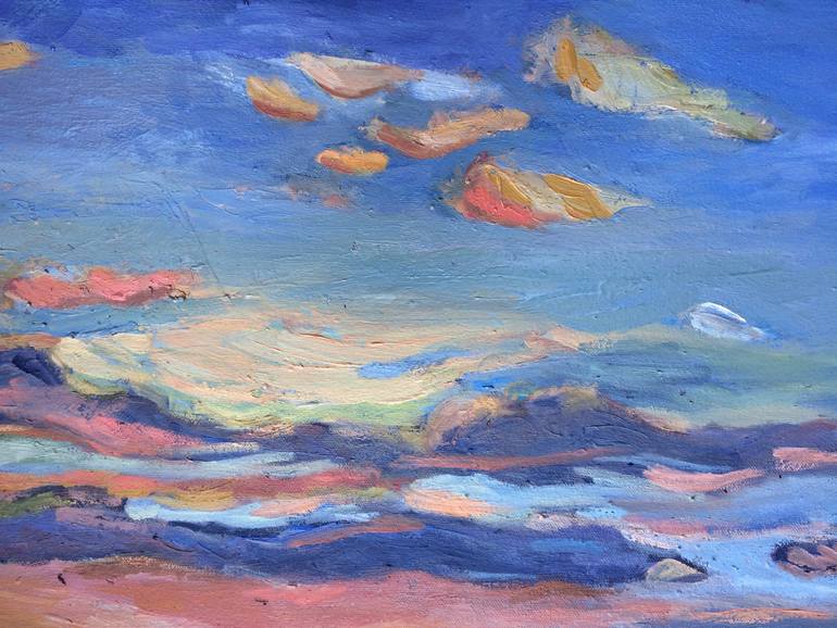 Original Impressionism Landscape Painting by Christine Olga Smith