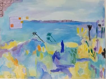 Print of Abstract Beach Paintings by Danielle Wortman