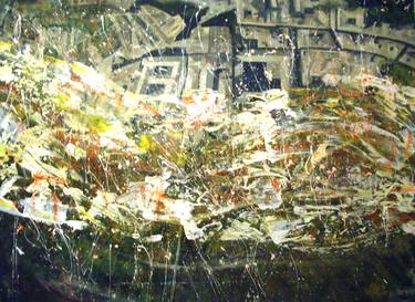Print of Abstract Expressionism Business Paintings by Asunción Bau
