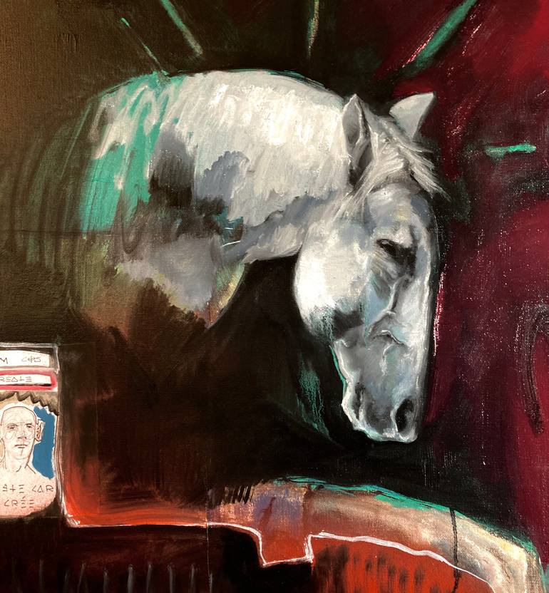 Original Contemporary Animal Painting by Lez Kinner