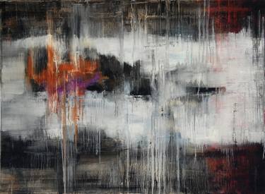 Original Abstract Expressionism Architecture Paintings by Lez Kinner