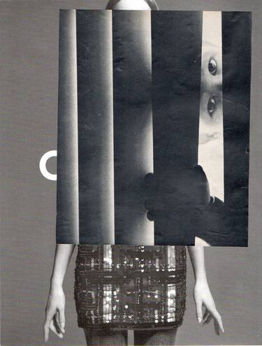 Original Dada Abstract Collage by Deborah Stevenson