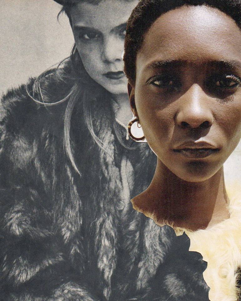 Original Conceptual Fashion Collage by Deborah Stevenson