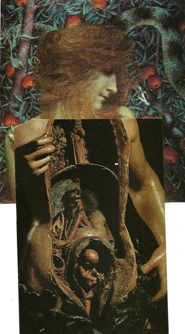 Original Dada Body Collage by Deborah Stevenson