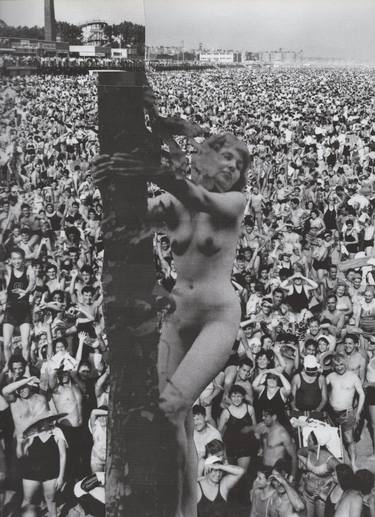 Original Dada Nude Collage by Deborah Stevenson