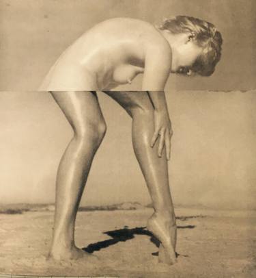 Original Dada Nude Collage by Deborah Stevenson