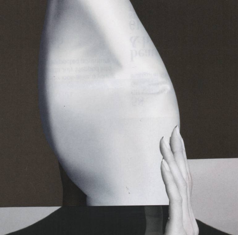 Original Dada Women Collage by Deborah Stevenson