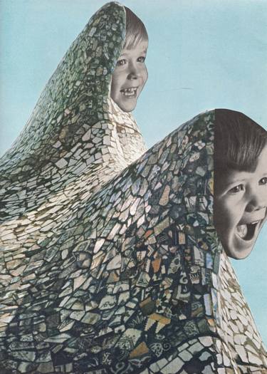 Original Children Collage by Deborah Stevenson