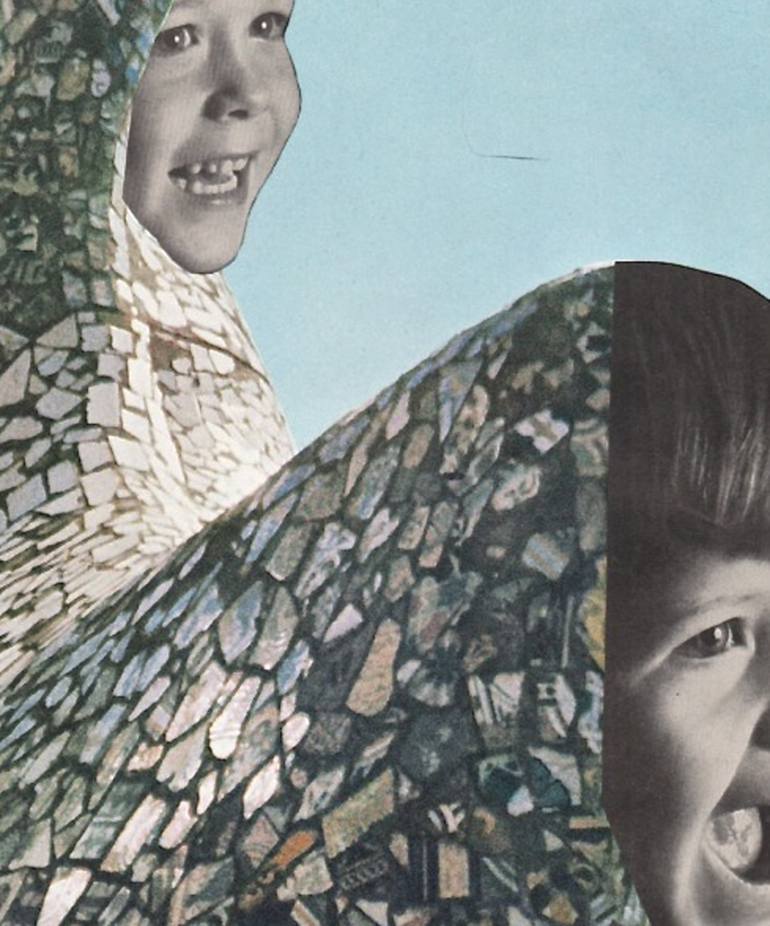Original Conceptual Children Collage by Deborah Stevenson