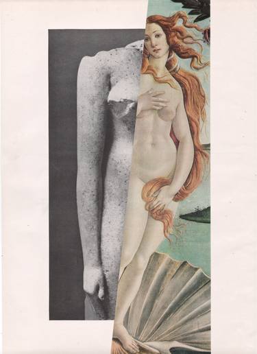 Print of Conceptual Nude Collage by Deborah Stevenson