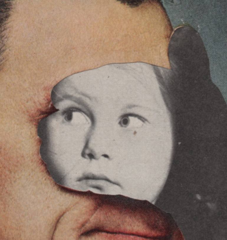 Original Conceptual Children Collage by Deborah Stevenson