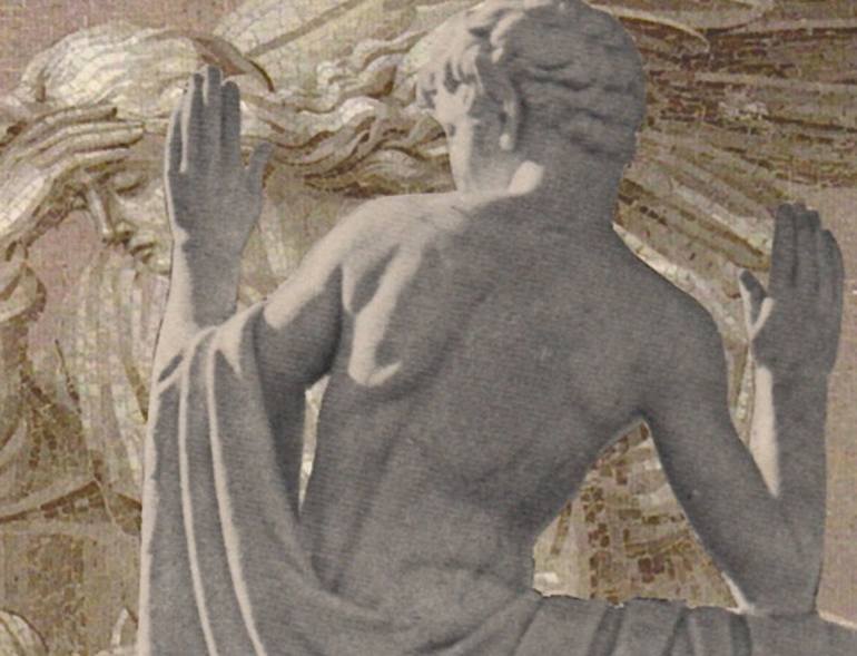 Original Conceptual Classical mythology Collage by Deborah Stevenson
