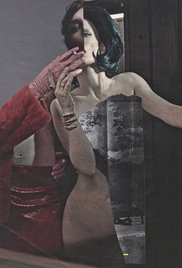 Original Conceptual Body Collage by Deborah Stevenson