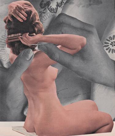 Print of Conceptual Nude Collage by Deborah Stevenson