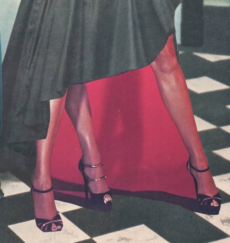 Original Conceptual Fashion Collage by Deborah Stevenson