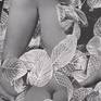 Edward Weston's iconic nude is embraced within the folds of Nature.