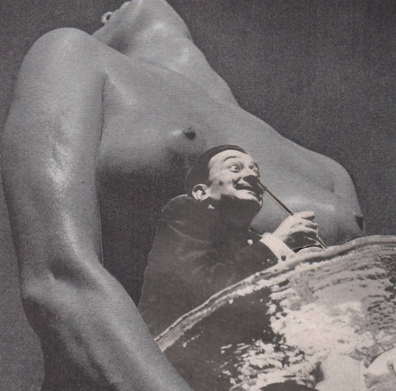 Original Conceptual Body Collage by Deborah Stevenson