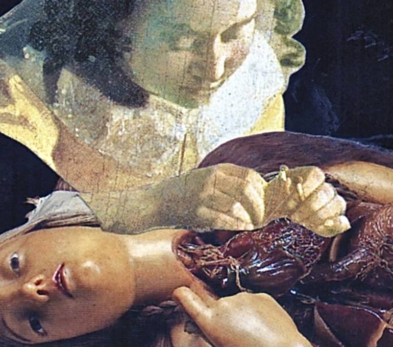 Original Conceptual Body Collage by Deborah Stevenson