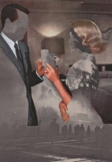 Original Conceptual Love Collage by Deborah Stevenson