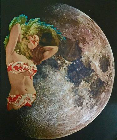 Original Conceptual Fantasy Collage by Deborah Stevenson