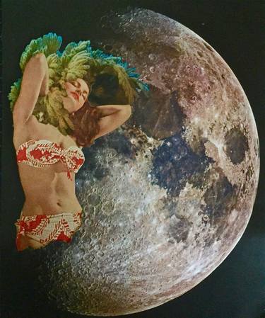 Print of Fantasy Collage by Deborah Stevenson