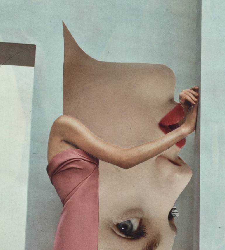 Original Conceptual Fashion Collage by Deborah Stevenson