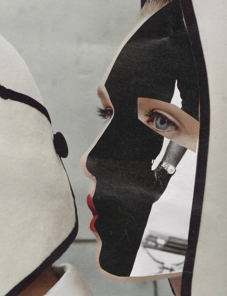 Original Conceptual Fashion Collage by Deborah Stevenson