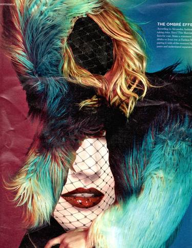 Original Conceptual Fashion Collage by Deborah Stevenson