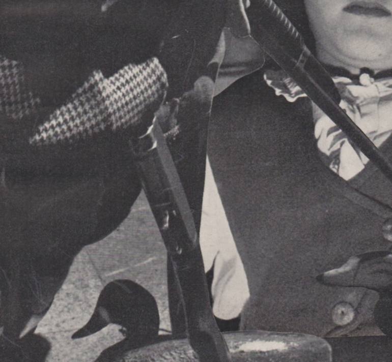 Original Conceptual Politics Collage by Deborah Stevenson