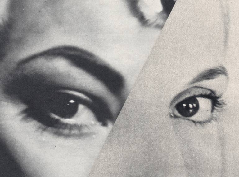 Come Hither Look Collage by Deborah Stevenson Saatchi Art Germany