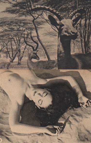 Print of Nude Collage by Deborah Stevenson