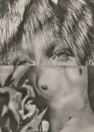 Original Conceptual Nude Collage by Deborah Stevenson