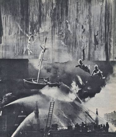 Original Conceptual Fantasy Collage by Deborah Stevenson