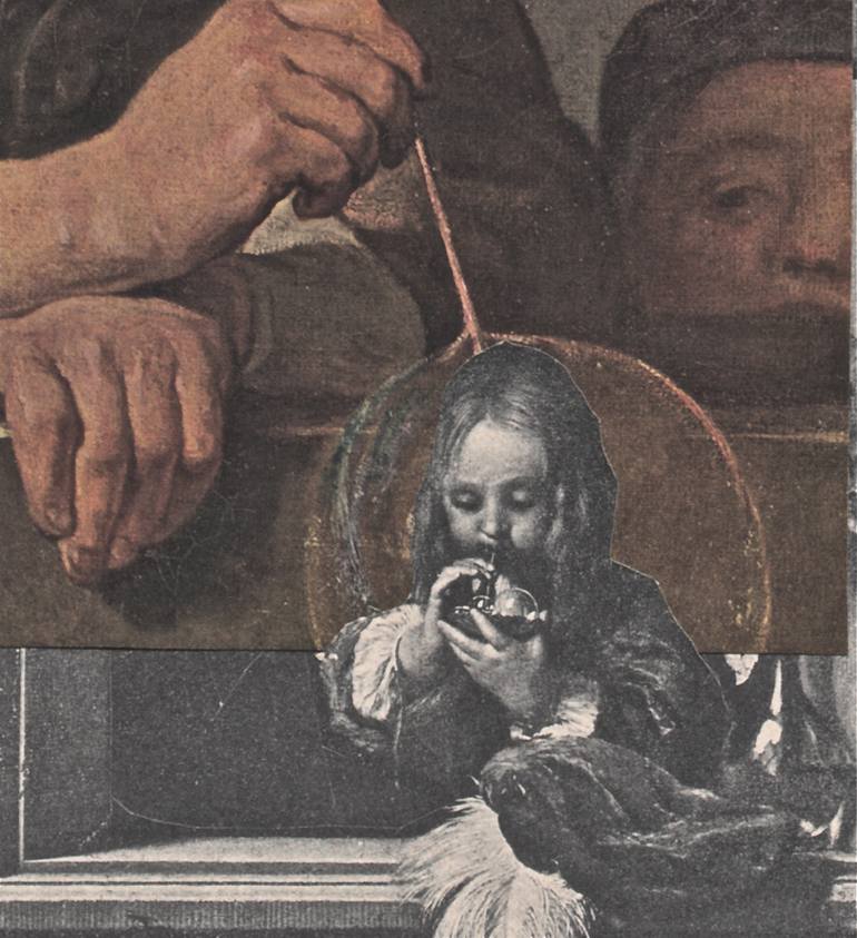 Original Conceptual People Collage by Deborah Stevenson