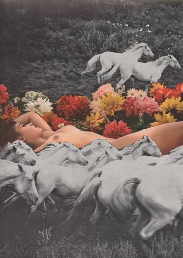 Original Nude Collage by Deborah Stevenson