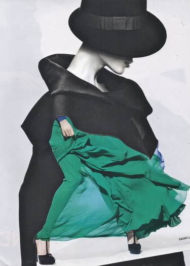 Original Fashion Collage by Deborah Stevenson